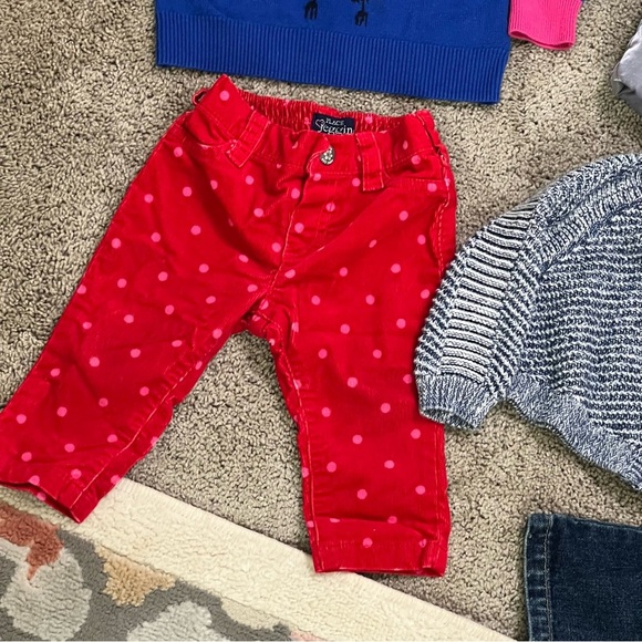 Baby girl quality cotton name brand Clothing Set -size 6/9 months & 12m no flaws - Picture 4 of 11